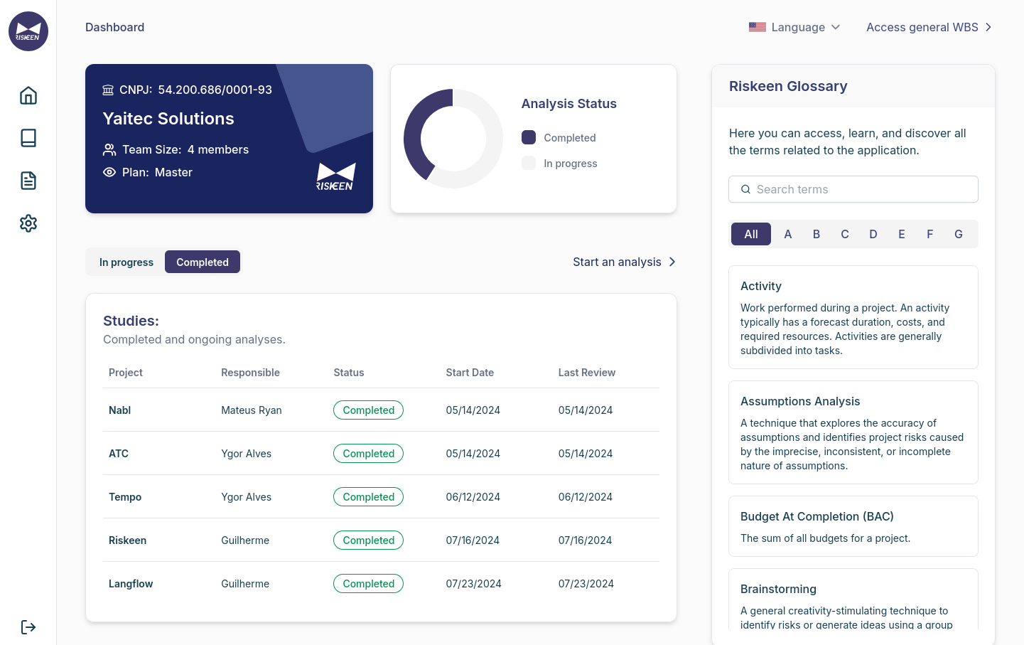 Full-stack project screenshot